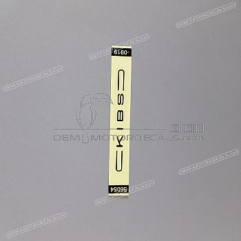 Front fender decal