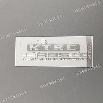 Front fender decal