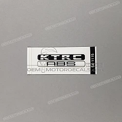 Front fender decal
