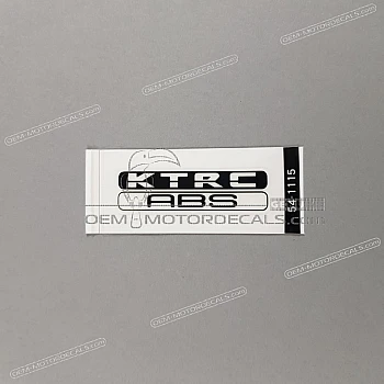 Front fender decal