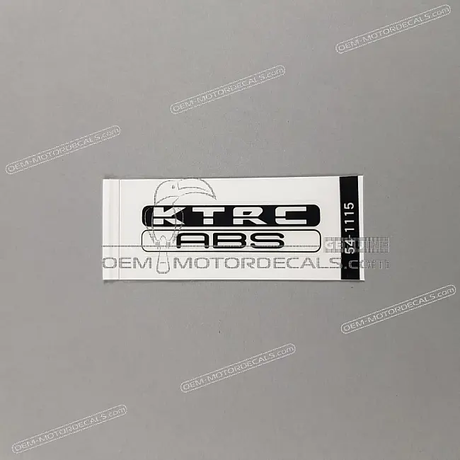 Kawasaki Versys KLZ1000 Adesivo KTRC ABS parafango anteriore OEM 560541115