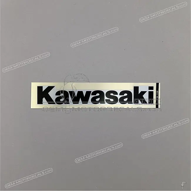 Kawasaki Ninja ZX-6R Adesivo Logo Carenatura Inferiore OEM 56054-1159