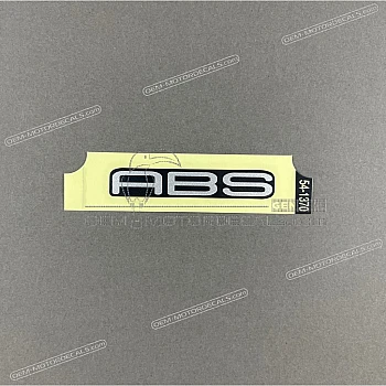 Front fender ABS emblem
