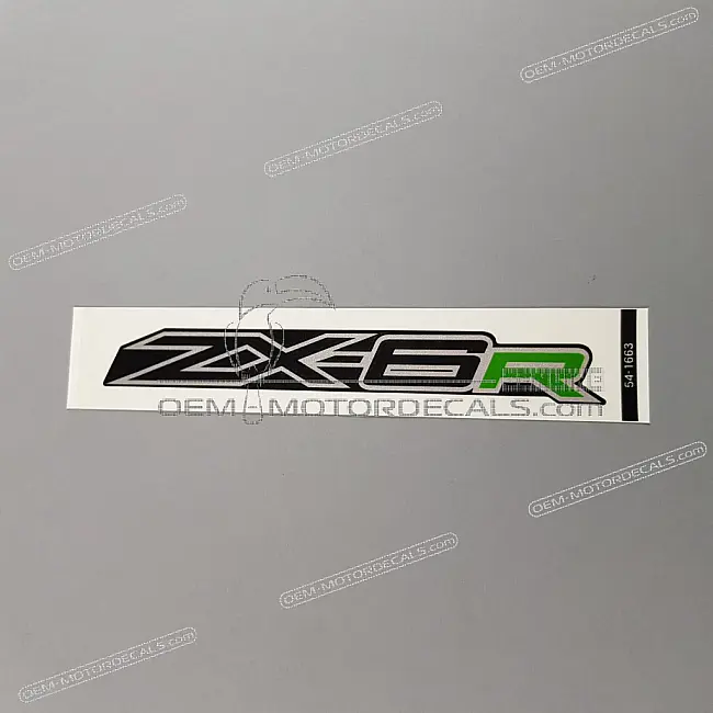 Kawasaki Ninja ZX-6R Side Cowl ZX-6R Graphic OEM 56054-1663