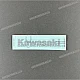 Kawasaki Versys 650 Emblema KAWASAKI para parabrisas OEM 56054-1689