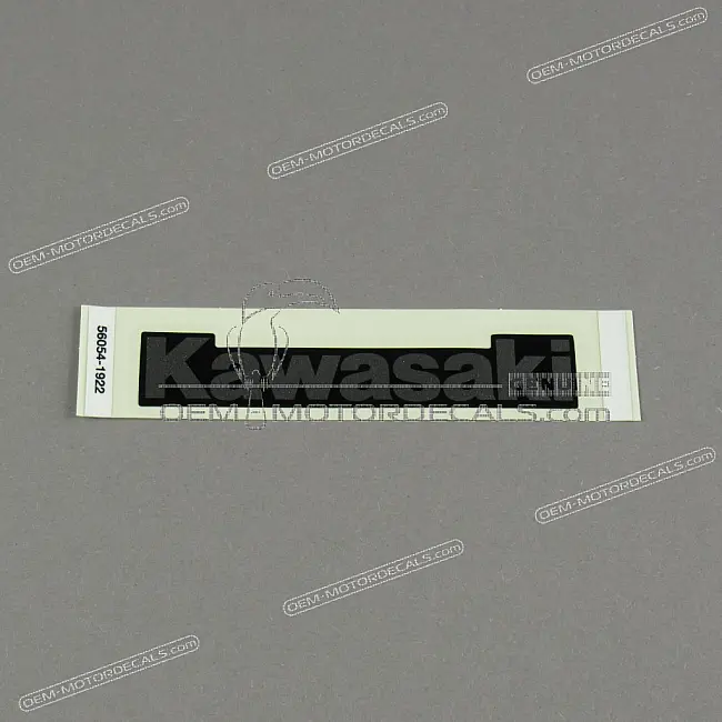 Kawasaki Z800 Shroud KAWASAKI Mark OEM 560541922. This genuine factory emblem fits perfectly on the radiator shroud panel.