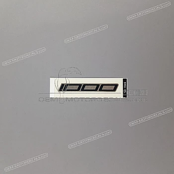 Belly pan decal