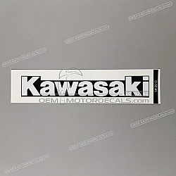 Belly pan decal, left side