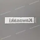 Autocollant logo Kawasaki pour saute-vent