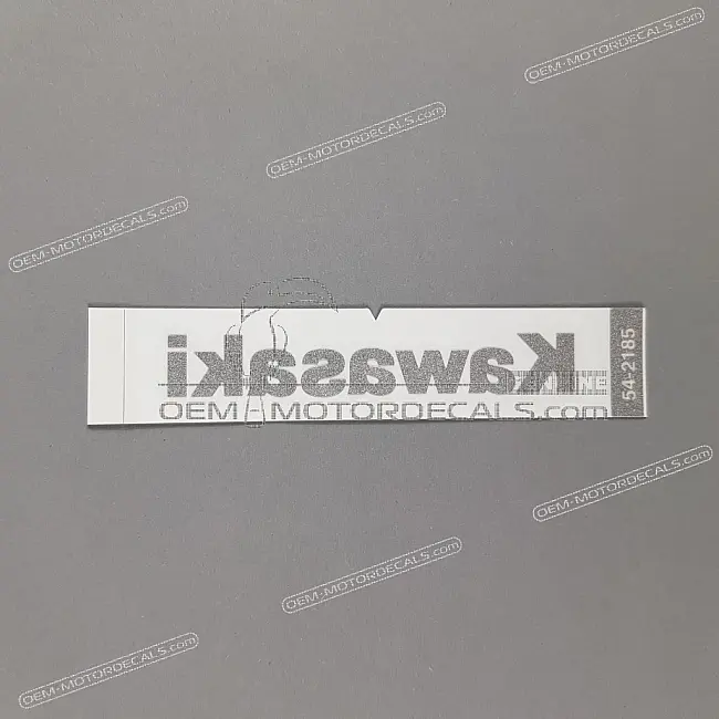 Kawasaki VERSYS | KLZ1000 Windshield Kawasaki Logo Sticker OEM 56054-2185
