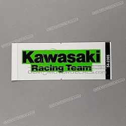 Fuel tank Kawasaki logo decal