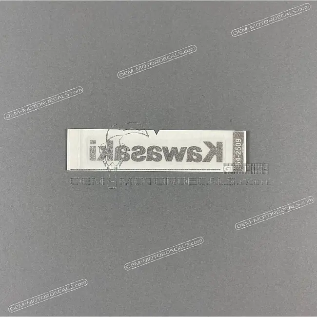 Kawasaki NINJA ZX-6R Windshield KAWASAKI Logo Decal OEM 560542509