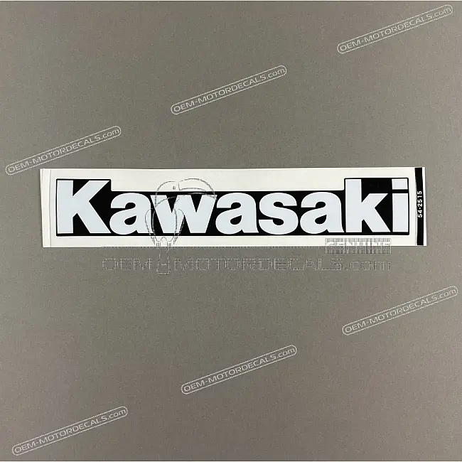 Kawasaki Ninja ZX-6R Lower Cowl KAWASAKI Branding Graphic Decal Genuine Factory OEM 560542515