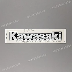 Belly pan decal, left side