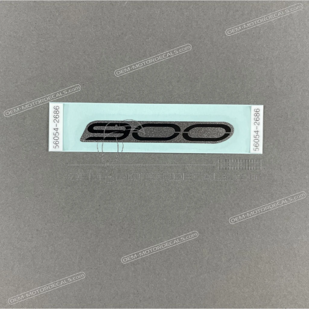 Kawasaki Z900 Oberverkleidung 900 Logo Aufkleber OEM 560542686