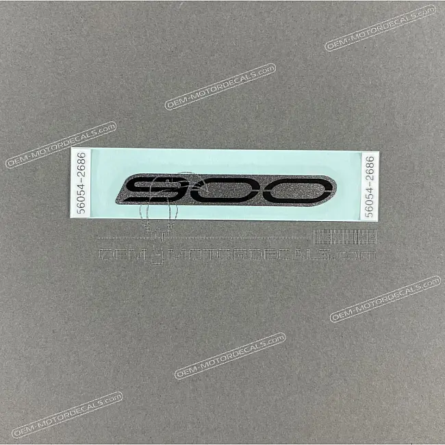 Kawasaki Z900 Upper Cowl 900 Logo Decal OEM 560542686