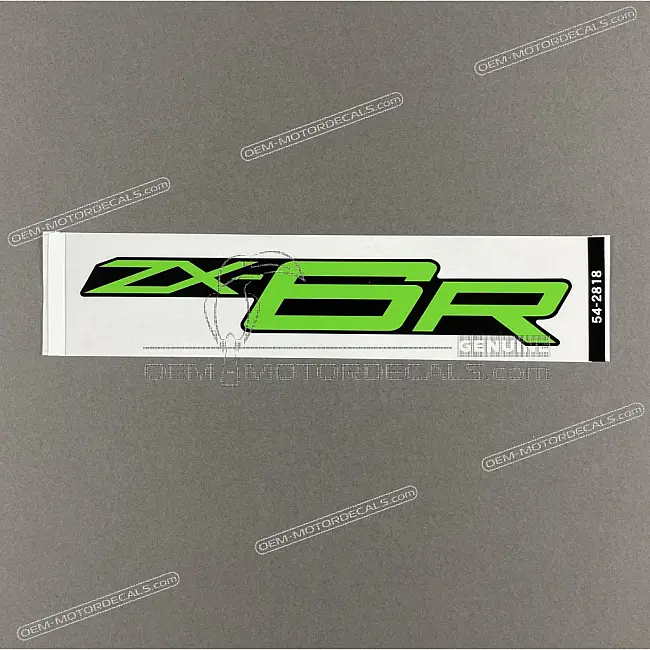 Kawasaki NINJA ZX-6R Pegatina Carenado Lateral ZX-6R OEM 560542818 Gráfico de Fábrica Genuino para Carenado