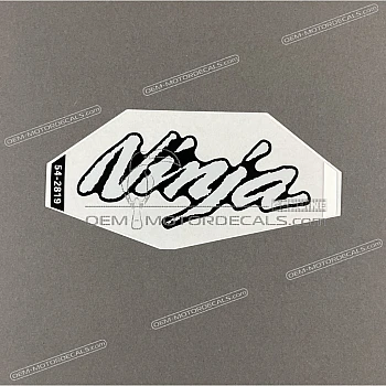 Side cowl NINJA decal