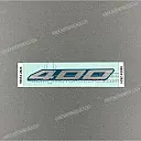 Kontpaneel sticker