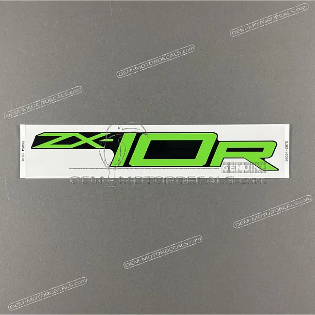 Kawasaki Ninja ZX-10R Autocollant de flanc de carénage ZX-10R Authentique d'usine Vinyle OEM 56054-2870