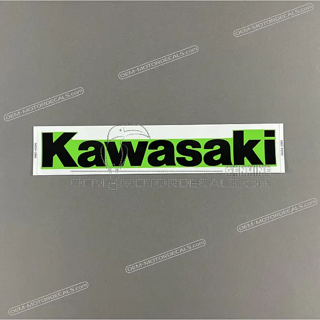 Kawasaki NINJA ZX-10R Lower Cowl KAWASAKI Emblem Left Side OEM 560542885