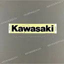 Autocollant logo KAWASAKI pour réservoir, côté