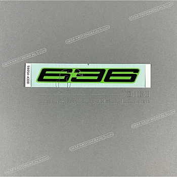 Heckverkleidung Aufkleber