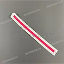Belly pan decal, left side