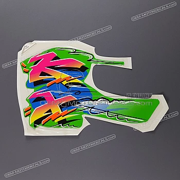 Side cowling decal, left side