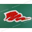 Untere Heckverkleidung Aufkleber, linke Seite