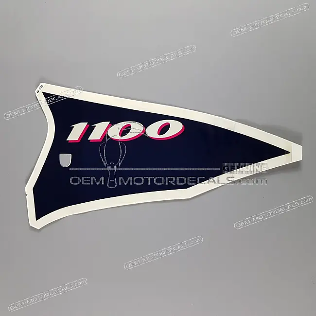 Kawasaki ZZR1100 ZX1100 Naklejka na pokrywę boczną prawa strona OEM 560601766