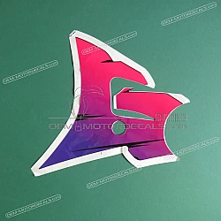 Side cowling decal, left side