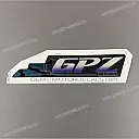Side cowling decal, right side