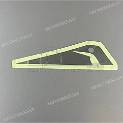 Framecover sticker, linkerkant