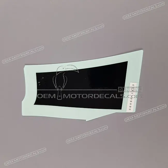 Kawasaki ZZR600 Adesivo Carenatura Centrale Superiore Lato Destro OEM 560601903