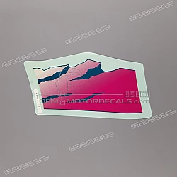 Side cowling decal, left side
