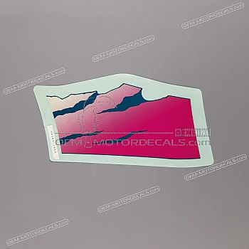 Side cowling decal, left side