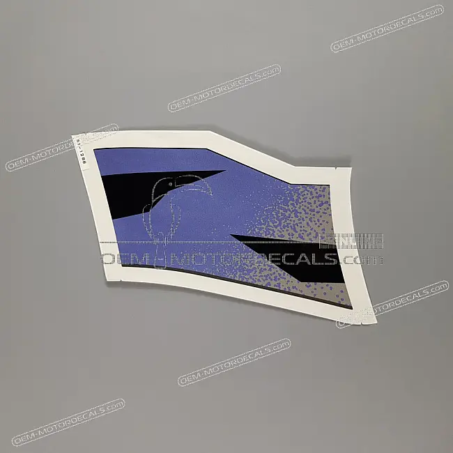 Kawasaki ZZR600 Mittelverkleidungsaufkleber Grafik linke Seite vorne OEM 56061-1288 Original ab Werk