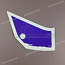 Lower cowling graphic, left side rear
