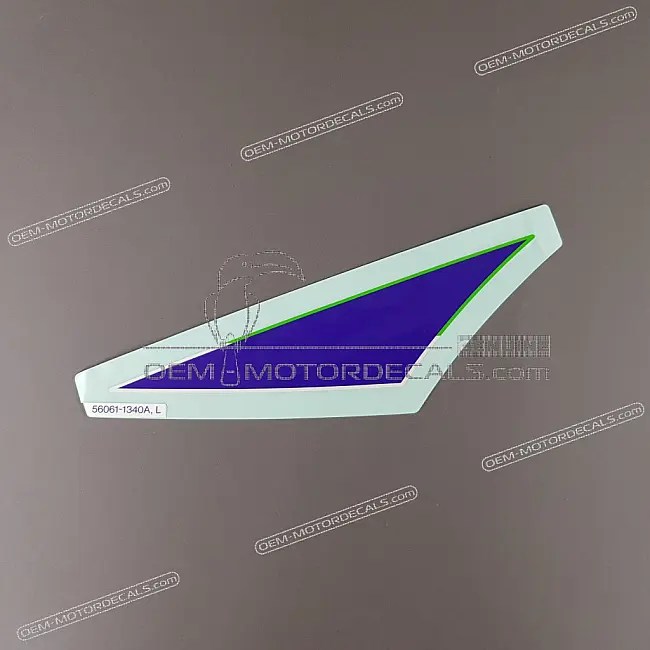 Autocollant de carénage supérieur Kawasaki Ninja ZX-6R côté gauche OEM 56061-1340