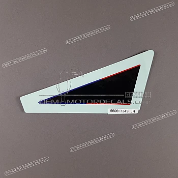 Side cowling decal, right side