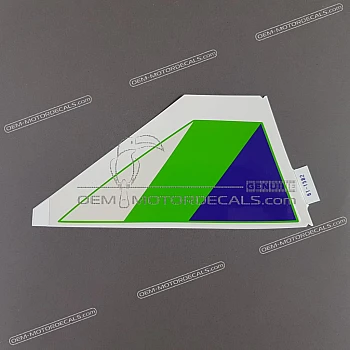 Carenatura superiore Ninja ZX-6R adesivo, lato destro