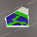 Autocollant de carénage inférieur Ninja ZX-6R, côté gauche