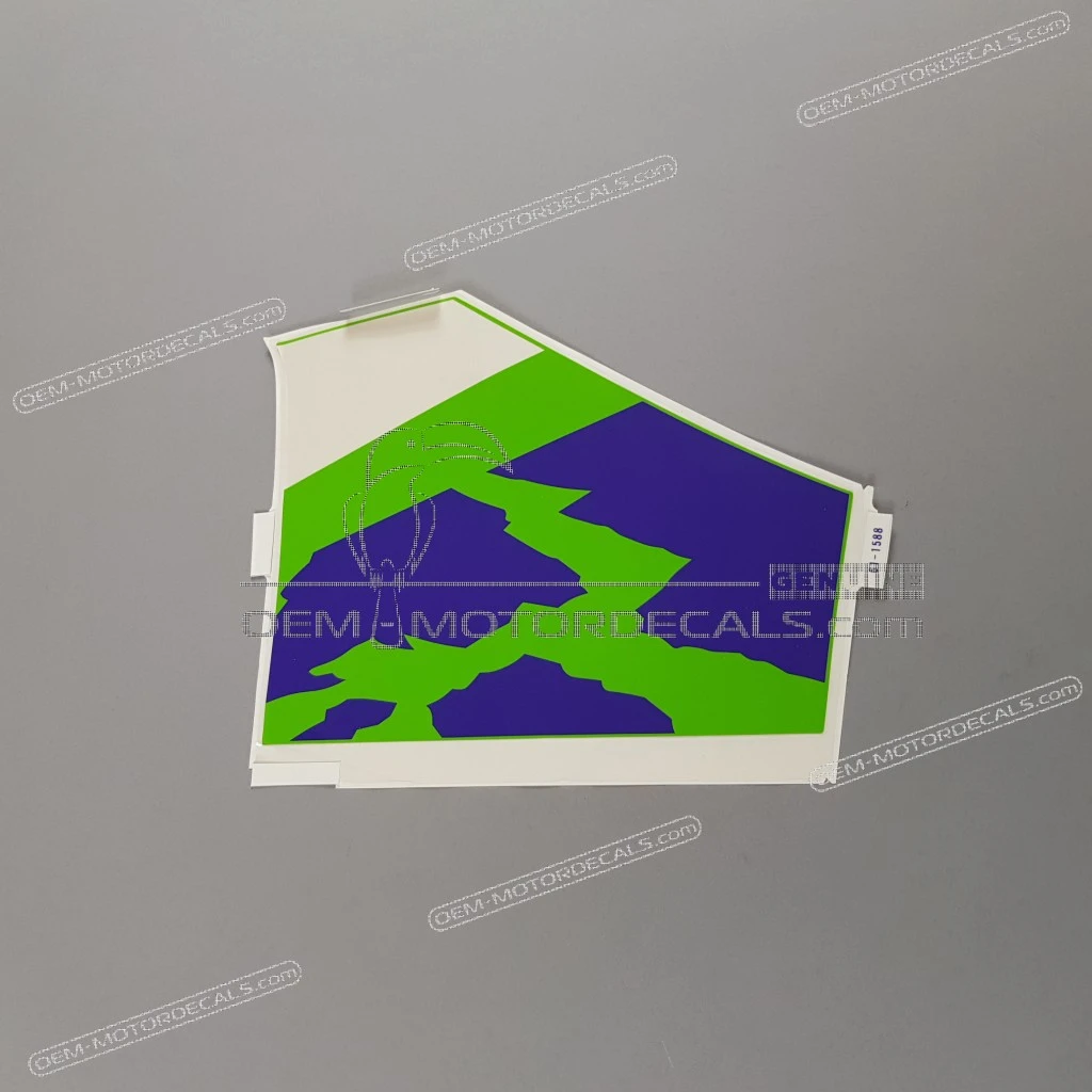 Kawasaki Ninja ZX-6R Autocollant Flanc Carénage Supérieur Droit OEM 56061-1588 Pièce d'Usine