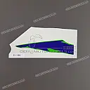 Autocollant de carénage inférieur Ninja ZX-6R, partie supérieure arrière droite