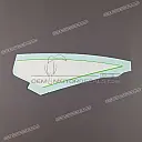 Autocollant de carénage inférieur, côté droit