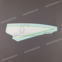 Autocollant de carénage inférieur, côté droit