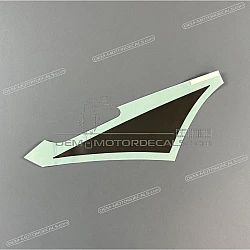 Front cowling decal, left side
