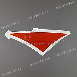 Front cowling decal, left side