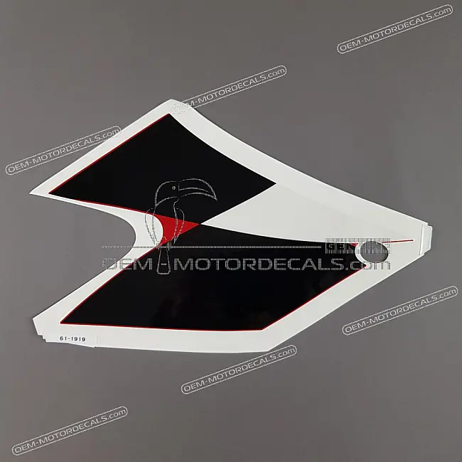 Kawasaki Ninja ZX-6R Adesivo carena inferiore anteriore destro OEM 560611919